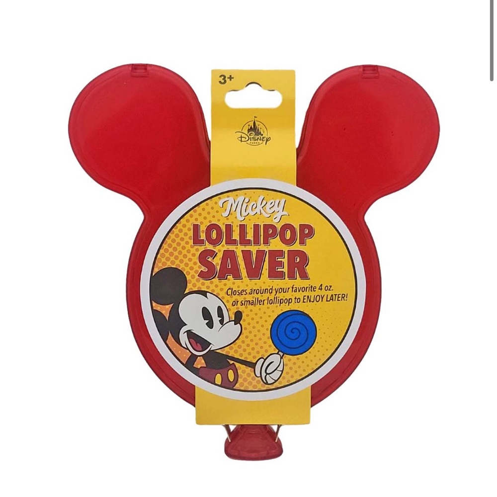 Disney World Parks Red Mickey Lollipop Saver NWT